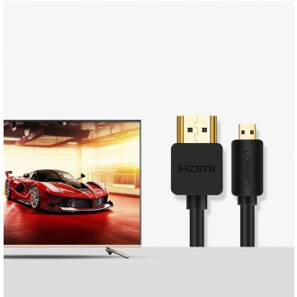 Ugreen cable HDMI - micro HDMI cable 19 pin 2.0v 4K 60Hz 30AWG 1.5m black (30102)