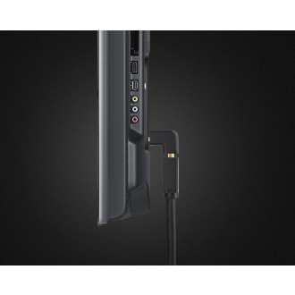 Ugreen adapter right angle connector HDMI bottom black (20109)