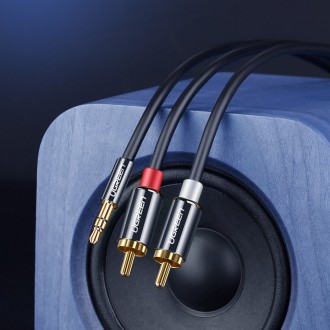Ugreen audio cable 3.5 mm mini jack - 2RCA 3m black (10590)