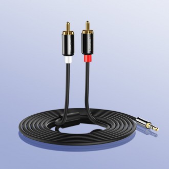 Ugreen audio cable 3.5 mm mini jack - 2RCA 3m black (10590)