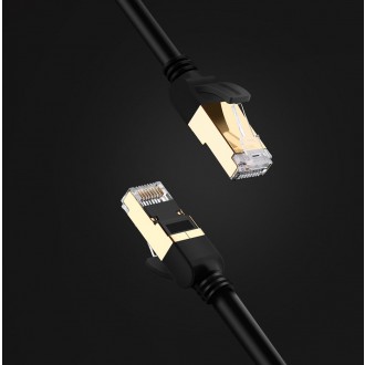 Ugreen cable internet network cable Ethernet patchcord RJ45 Cat 7 STP LAN 10Gbps 2m black (11269)