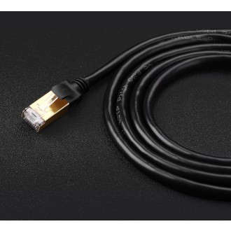 Ugreen cable internet network cable Ethernet patchcord RJ45 Cat 7 STP LAN 10Gbps 2m black (11269)
