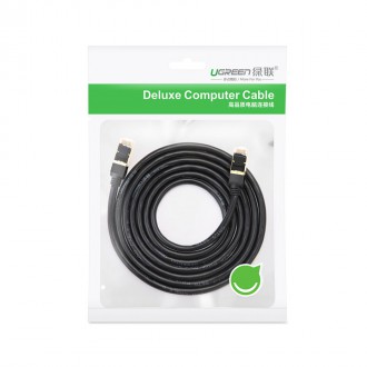 Ugreen cable internet network cable Ethernet patchcord RJ45 Cat 7 STP LAN 10Gbps 2m black (11269)