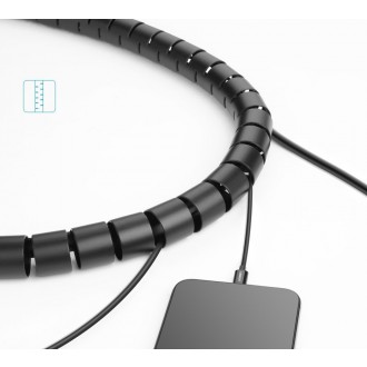 Ugreen cover cable organizer 5m black (30820)