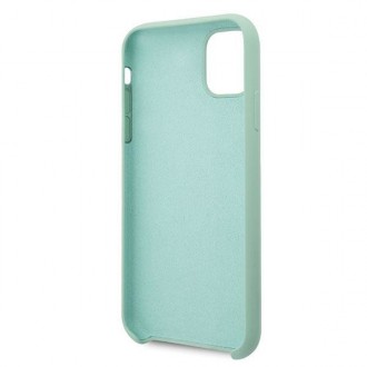 Guess GUHCN65LSLMGG iPhone 11 Pro Max zelený/zelený pevný obal silikonové Vintage zlaté logo