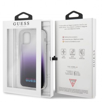 Guess GUHCN65DGCPI iPhone 11 Pro Max fialový/gradient fialový pevný obal California