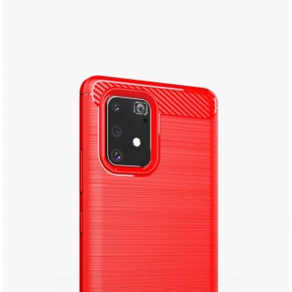 Carbon Case Flexible Cover TPU Case for Samsung Galaxy S10 Lite black