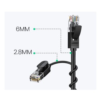 Ugreen cable internet network cable Ethernet patchcord RJ45 Cat 6A UTP 1000Mbps 2m black (70334)