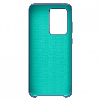 Silicone Case Soft Flexible Rubber Cover for Samsung Galaxy S20 Ultra dark blue