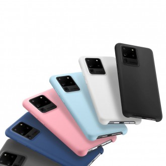 Silicone Case Soft Flexible Rubber Cover for Samsung Galaxy S20 Ultra pink