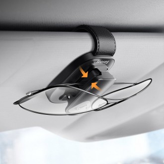 Baseus samolepicí klip na držák do auta na brýle černá (ACYJN-A01)