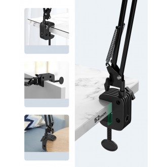 Ugreen holder tripod folding arm for table desk for phone tablet black-gray (50394)