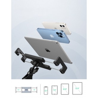 Ugreen holder tripod folding arm for table desk for phone tablet black-gray (50394)