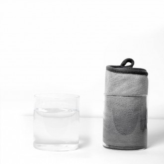 Baseus 2 x mikrovláknový ručník na sušení do auta mikrovlákno 40 cm x 40 cm šedý (CRXCMJ-0G)