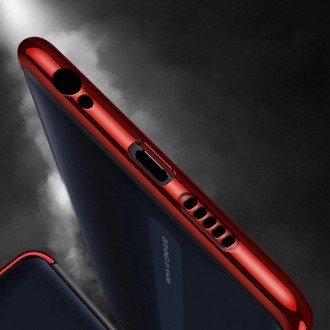 Clear Color Case Gel TPU Electroplating frame Cover for Xiaomi Redmi 8A black