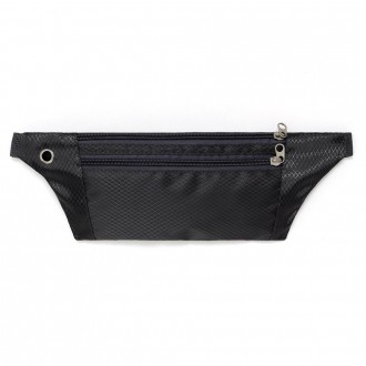 Ultimate Running Belt with headphone outlet  black