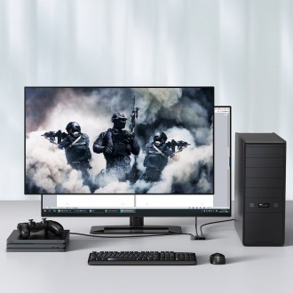 [RETURNED ITEM] Baseus bidirectional HDMI - 2x HDMI splitter switcher 4K / 30 Hz gray (CAHUB-BC0G)