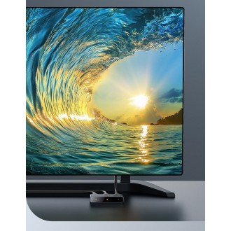[RETURNED ITEM] Baseus bidirectional HDMI - 2x HDMI splitter switcher 4K / 30 Hz gray (CAHUB-BC0G)