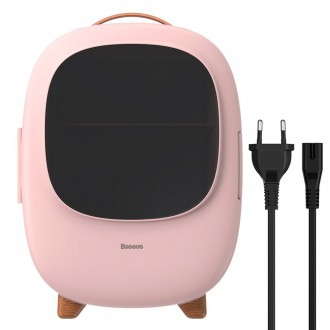 Baseus mini portable travel fridge refrigerator pink (CRBX01-A04)