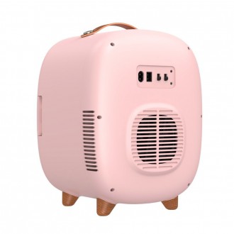 Baseus mini portable travel fridge refrigerator pink (CRBX01-A04)