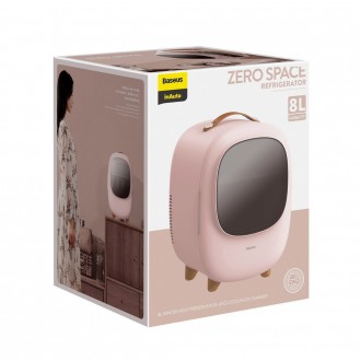 Baseus mini portable travel fridge refrigerator pink (CRBX01-A04)