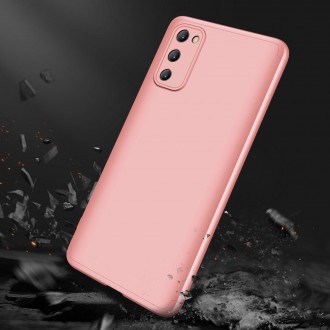 GKK 360 Protection Case Front and Back Case Full Body Cover Samsung Galaxy A41 pink