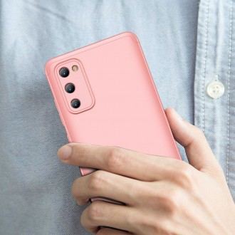 GKK 360 Protection Case Front and Back Case Full Body Cover Samsung Galaxy A41 pink