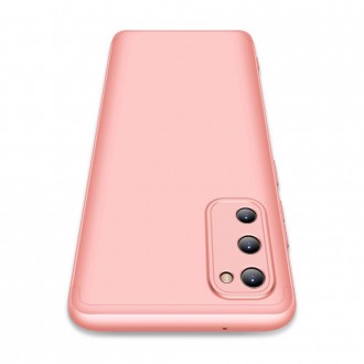 GKK 360 Protection Case Front and Back Case Full Body Cover Samsung Galaxy A41 pink