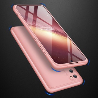 GKK 360 Protection Case Front and Back Case Full Body Cover Samsung Galaxy A41 pink