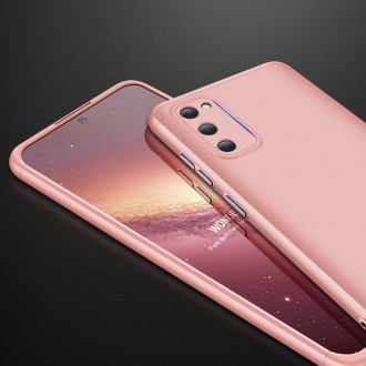 GKK 360 Protection Case Front and Back Case Full Body Cover Samsung Galaxy A41 pink