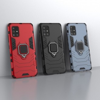Ring Armor Case Kickstand Tough Rugged Cover for Samsung Galaxy A71 5G black