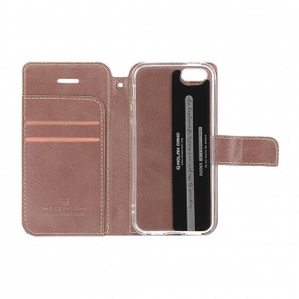 Molan Cano Issue Book Pouzdro pro Xiaomi Redmi 8 Rose Gold