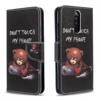 PU kožené knížkové pouzdro pro Xiaomi Redmi 8 - Fierce Bear