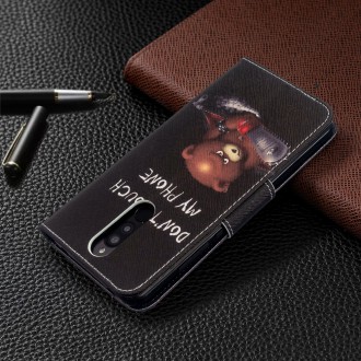 PU kožené knížkové pouzdro pro Xiaomi Redmi 8 - Fierce Bear