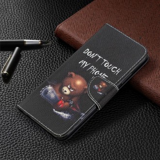PU kožené knížkové pouzdro pro Xiaomi Redmi 9 - Bear