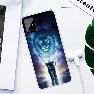 SILIKONOVÝ OBAL NA SAMSUNG GALAXY A31 - Lion