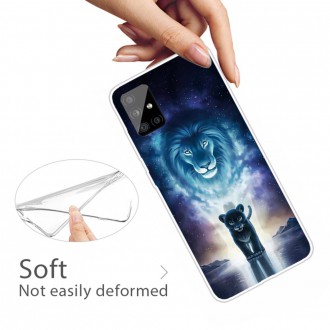 SILIKONOVÝ OBAL NA SAMSUNG GALAXY A31 - Lion