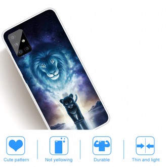 SILIKONOVÝ OBAL NA SAMSUNG GALAXY A31 - Lion