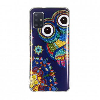 SILIKONOVÝ OBAL NA SAMSUNG GALAXY A51 - Owl Pattern