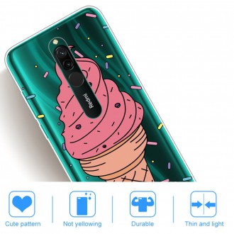 Silikonový obal na telefon Xiaomi Redmi 8 - Ice Cream