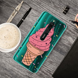 Silikonový obal na telefon Xiaomi Redmi 8 - Ice Cream