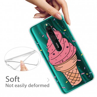 Silikonový obal na telefon Xiaomi Redmi 8 - Ice Cream