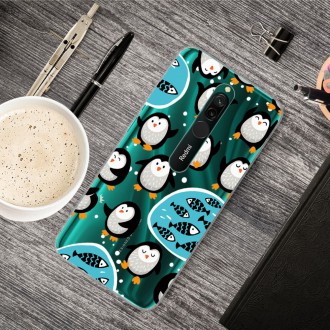 Silikonový obal na telefon Xiaomi Redmi 8 - Penguin