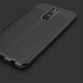 Silikonový obal na telefon Xiaomi Redmi 8 / Redmi 8A - Litchi Texture - Black