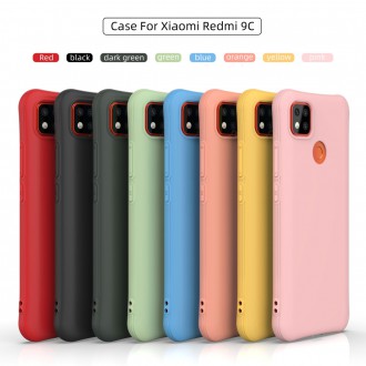 Silikonový obal na telefon Xiaomi Redmi 9C - Matte Soft - Pink