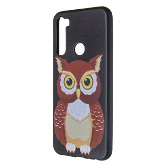 Silikonový obal na telefon Xiaomi Redmi Note 8T - Brown Owl