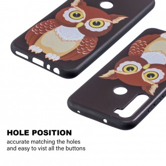 Silikonový obal na telefon Xiaomi Redmi Note 8T - Brown Owl