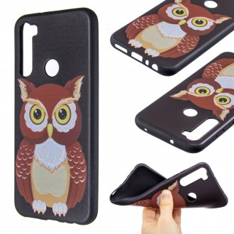 Silikonový obal na telefon Xiaomi Redmi Note 8T - Brown Owl