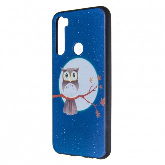 Silikonový obal na telefon Xiaomi Redmi Note 8T - Owl on the Branch