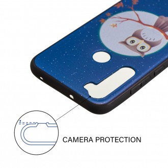 Silikonový obal na telefon Xiaomi Redmi Note 8T - Owl on the Branch